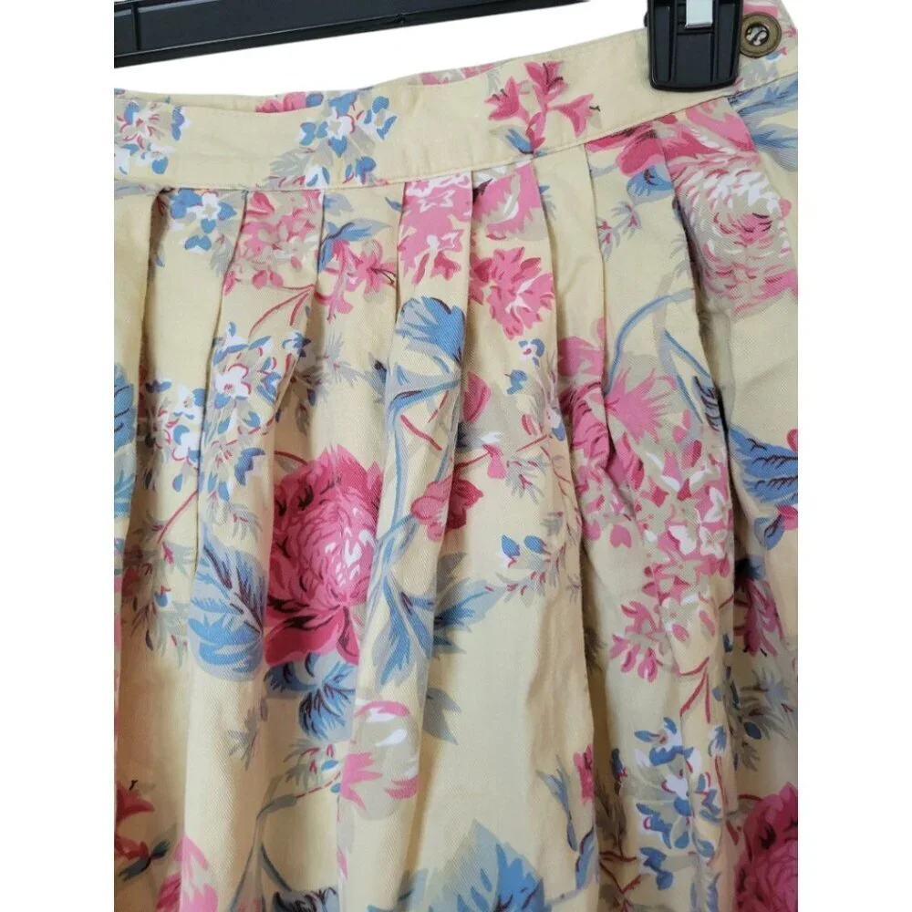 Vintage Women's Cambridge Dry Goods Floral Country Chic Skirt 4 - Picture 4 of 4